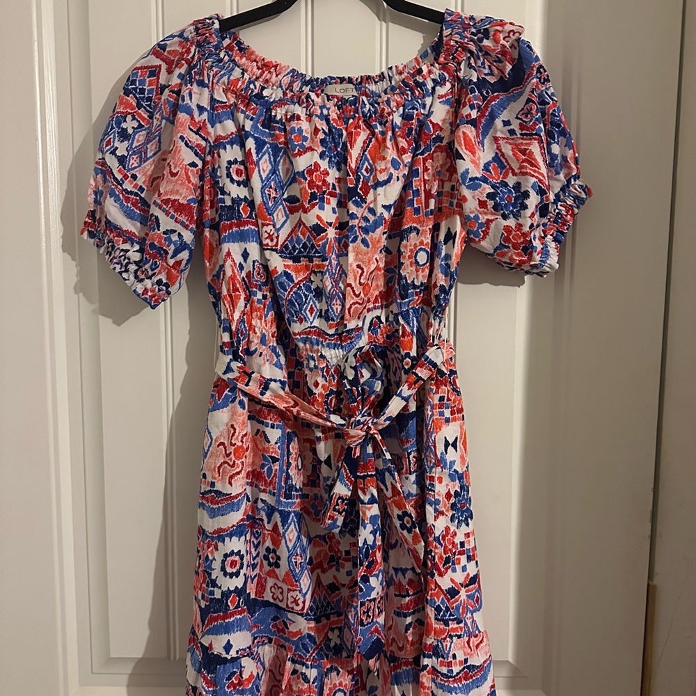 Colorful Patterned Women's Dress